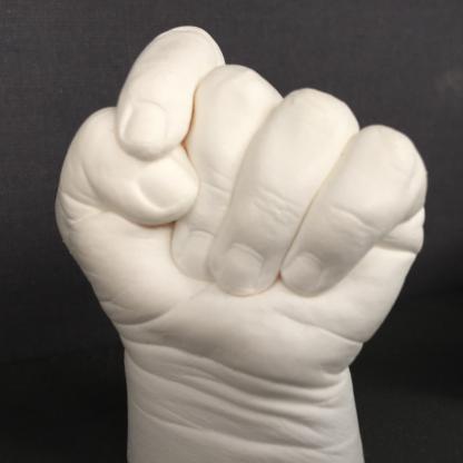 Vitrine de moulage empreinte3d mains enfants