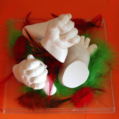 moulage empreinte3d mains et pieds enfants