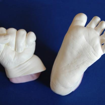moulage empreinte3d mains et pieds enfants