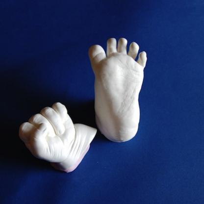 moulage empreinte3d mains et pieds enfants